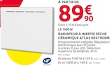 Promo Radiateur à inertie sèche céramique atlas bestherm à 89,90 € dans le catalogue Mr. Bricolage à Lyon