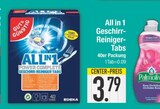 All in 1 Geschirr-Reiniger-Tabs von Gut & Günstig im aktuellen EDEKA Prospekt für 3,79 €