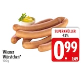 Wiener Würstchen im EDEKA Prospekt Wiener Würstchen von im aktuellen EDEKA Prospekt für 0,99 €