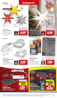 Led Lichterkette Angebot im aktuellen Lidl Prospekt auf Seite 27