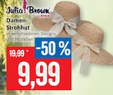 Damen-Strohhut im Angebot bei Kaufhaus Stolz in Bremerhaven Damen-Strohhut Angebote von Julia Brown bei Kaufhaus Stolz Bremerhaven für 9,99 €