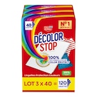 Lingettes anti-décoloration - DECOLOR STOP à 14,13 € dans le catalogue Carrefour