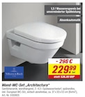 Wand-WC-Set „Architectura“ Angebote von Villeroy & Boch bei toom Baumarkt Essen für 229,99 €