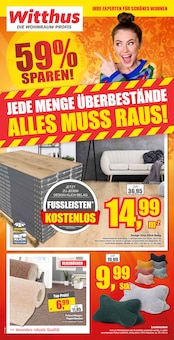 Witthus Heimtex-Fachmarkt GmbH Prospekt IHRE EXPERTEN FÜR SCHÖNES WOHNEN mit 10 Seiten