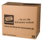 Umzugskarton im Angebot bei Sonderpreis Baumarkt in Göttingen Umzugskarton Angebote von Sonderpreis Baumarkt bei Sonderpreis Baumarkt Göttingen für 2,50 €
