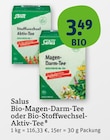 Bio-Magen-Darm-Tee im tegut Prospekt Bio-Magen-Darm-Tee von Salus im aktuellen tegut Prospekt für 3,49 €