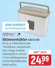 Aktenvernichter 440 X II BR im Angebot bei famila Nordost in Pinneberg Aktenvernichter 440 X II BR Angebote von GENIE bei famila Nordost Pinneberg für 24,99 €