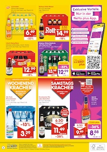 Krombacher im Netto Marken-Discount Prospekt "DER ORT, AN DEM DU IMMER AUSGEZEICHNETE PREISE FINDEST." mit 2 Seiten (Lahr (Schwarzwald))