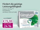 Gingium 120 mg bei mea - meine apotheke im Prospekt "" für 72,95 €