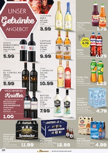 Krombacher im EDEKA Prospekt "Aktuelle Angebote" mit 16 Seiten (Dinslaken)