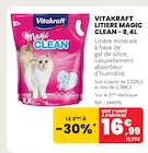 Promo LITIERE MAGIC CLEAN - 8,4L à 16,99 € dans le catalogue Animalis à Montrouge