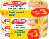 FILETS DE SARDINES À L'HUILE DE TOURNESOL SAUPIQUET - SAUPIQUET - Auchan Hypermarché à Béziers FILETS DE SARDINES À L'HUILE DE TOURNESOL SAUPIQUET - SAUPIQUET en promo chez Auchan Hypermarché Béziers à 4,69 €