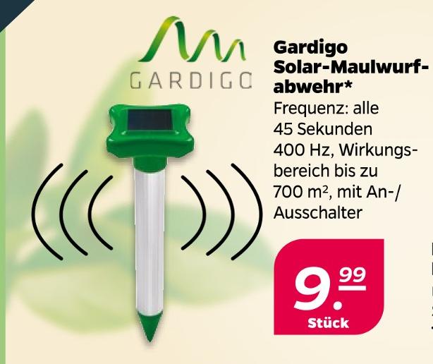 Solar-Maulwurfabwehr