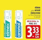 Creme im EDEKA Prospekt Zahncreme von elmex im aktuellen EDEKA Prospekt für 3,33 €