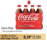 Aktuelles Coca-Cola Angebot bei Metro in Niederkassel ab 9,98 €