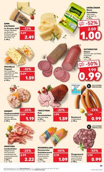 Wurst im Kaufland Prospekt "Aktuelle Angebote" mit 52 Seiten (Düsseldorf)