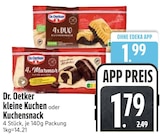 kleine Kuchen von Dr. Oetker im aktuellen EDEKA Prospekt für 1,79 €