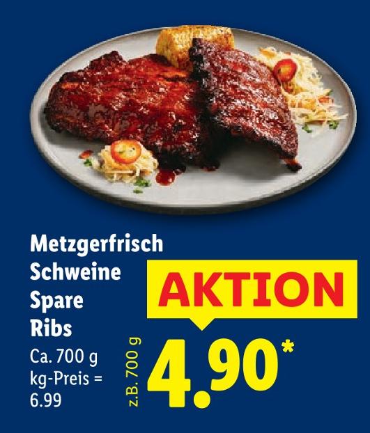 Schweine Spare Ribs