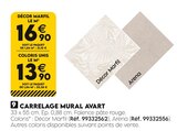 Promo CARRELAGE MURAL AVART à 16,90 € dans le catalogue Tout Faire à Bonneguête