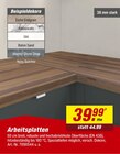 toom Baumarkt Lingen - Arbeitsplatten Angebot im Prospekt Arbeitsplatten bei toom Baumarkt im Lingen Prospekt für 39,99 €