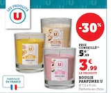 Bougie Parfumée - U en promo chez Hyper U Melun à 3,99 €