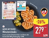 Aktuelles Minutensteaks Angebot bei ALDI Nord in Braunschweig ab 2,79 €