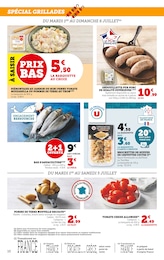 Prix et réduction Crevettes cuites dans le prospectus Super U en cours Offre Crevettes cuites dans le catalogue Super U du moment à la page 10