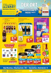 Netto Marken-Discount Prospekt DER ORT, AN DEM DU IMMER AUSGEZEICHNETE PREISE FINDEST. mit 2 Seiten