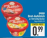 Brot-Aufstrich von popp im aktuellen EDEKA Prospekt