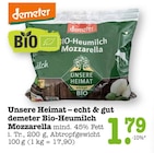 Unsere Heimat – echt & gut demeter Bio-Heumilch Mozzarella bei E center im Karlsruhe Prospekt für 1,79 €