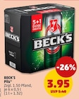 Pils im Angebot bei Penny in Stuttgart Pils Angebote von Beck's bei Penny Stuttgart für 3,95 €