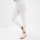 Legging 7/8ème avec dentelle blanc femme - La Halle Legging 7/8ème avec dentelle blanc femme à 9,99 € dans le catalogue La Halle