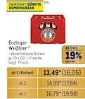 Erdinger Weißbier Angebote bei Metro Homburg für 19,98 €