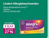Allegra Allergietabletten 20 mg bei mea - meine apotheke im Prospekt "" für 9,45 €