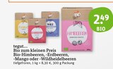 Aktuelles Bio-Himbeeren, -Erdbeeren, -Mango oder -Wildheidelbeeren Angebot bei tegut in Erlangen ab 2,49 €