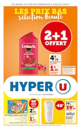 Catalogue Hyper U à Verel-de-Montbel, avec 44 pages Prospectus Hyper U à Verel-de-Montbel: "LES PRIX BAS sélection Beauté", 44} pages, 24/06/2025 - 06/07/2025