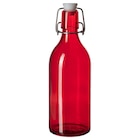 Flasche mit Verschluss Glas rot von VINTERFINT im aktuellen IKEA Prospekt