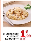 Choucroute cuite aux lardons en promo chez Super U Antibes à 1,99 €