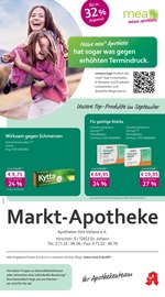 mea - meine apotheke Apotheken Prospekt der aktuellen Woche mit 4 Seiten, gültig von 01.09.2026 bis 30.09.2026, in St. Johann und Umgebung Aktueller mea - meine apotheke Apotheken Prospekt in St. Johann und Umgebung, "Unsere September-Angebote" mit 4 Seiten, 01.09.2026 - 30.09.2026