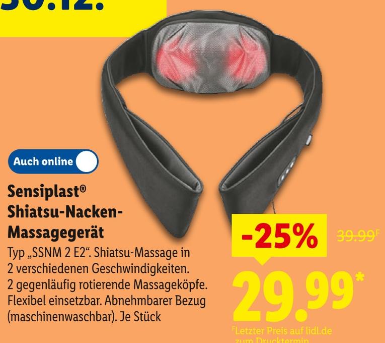 Shiatsu-Nacken-Massagegerät