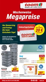 toom Baumarkt Baumärkte Prospekt der aktuellen Woche mit 16 Seiten, gültig von 26.07.2025 bis 01.08.2025, in Werther und Umgebung Aktueller toom Baumarkt Baumärkte Prospekt in Werther und Umgebung, "Respekt, wer's selber macht." mit 16 Seiten, 26.07.2025 - 01.08.2025