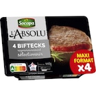 4 biftecks marinés natures SOCOPA - SOCOPA à 8,10 € dans le catalogue Carrefour