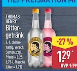 Bittergetränk bei ALDI Nord im Gersdorf Prospekt für 1,29 €