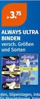 ULTRA BINDEN von ALWAYS für 3,75 € bei Müller im Angebot ULTRA BINDEN von ALWAYS im aktuellen Müller Prospekt