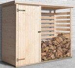 Abri bûches 2,7 m³ avec armoire de rangement - Tout Faire à Épinal Abri bûches 2,7 m³ avec armoire de rangement en promo chez Tout Faire Épinal à 699,00 €