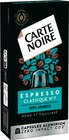 Capsules de café espresso classique n°7 - CARTE NOIRE dans le catalogue Cora