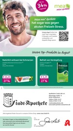 mea - meine apotheke Apotheken Prospekt der aktuellen Woche mit 4 Seiten, gültig von 01.08.2026 bis 31.08.2026, in Weißenhorn und Umgebung Aktueller mea - meine apotheke Apotheken Prospekt in Weißenhorn und Umgebung, "Unsere August-Angebote" mit 4 Seiten, 01.08.2026 - 31.08.2026