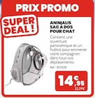 Promo Sac à dos pour chat à 14,95 € dans le catalogue Animalis à Villeneuve-d'Ascq