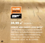 LIVING BY HARO PARKETT „EICHE RUSTIC“ Angebote bei OBI Falkensee für 34,99 €