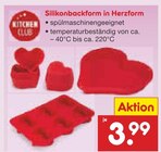 Silikonbackform in Herzform Angebote von Kitchen Club bei Netto Marken-Discount Coesfeld für 3,99 €